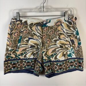 Sisley Multicolor Floral Women's Bermudas 30-31 *Missing Size Tag
